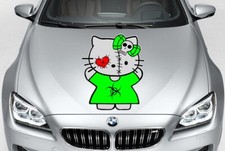 Hello Kitty Zombie Vinyl Decal Car Truck Hood Side