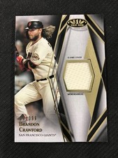 2022 Topps Certified Tier One T1R-BC Brandon Crawford Relic Patch /399 Giants