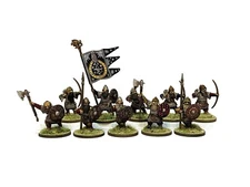 DWARF WARRIOR ARMY 10 28mm fantasy miniatures LOTR OATHMARK FROSTGRAVE D&D