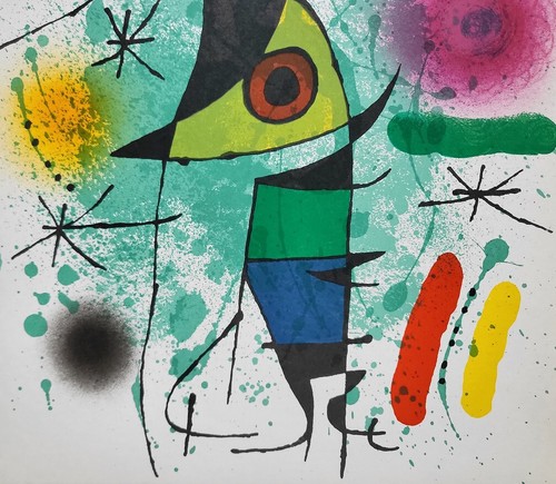 Joan Miro Original Steinlithographie XI Mourlot 1972 limitierte Auflage. Selten - Bild 3 von 6