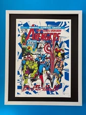 Death NYC Large Framed 16x20in Pop Art Certified Graffiti The Avengers  Marvel #