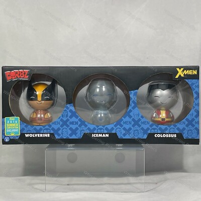SDCC 2016 Exclusive Dorbz X-Men 3-pack Wolverine Ice-Man Colossus Funko Vinyl
