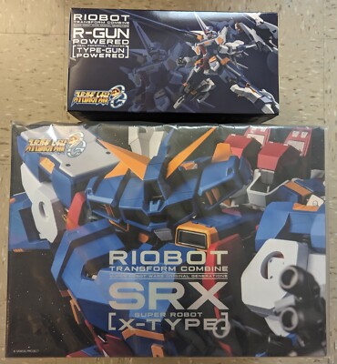 Super Robot Wars Transform Combine SRX + R-Gun Powered Set RIOBOT Sentinel NIB