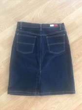 Vintage Tommy Jeans Denim Women  s Sz 5 Skirt Dark Blue. Tommy Logo Front  Back