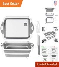 Collapsible Multi-function Cutting Board - Premium Food Grade - Home and Outdoor