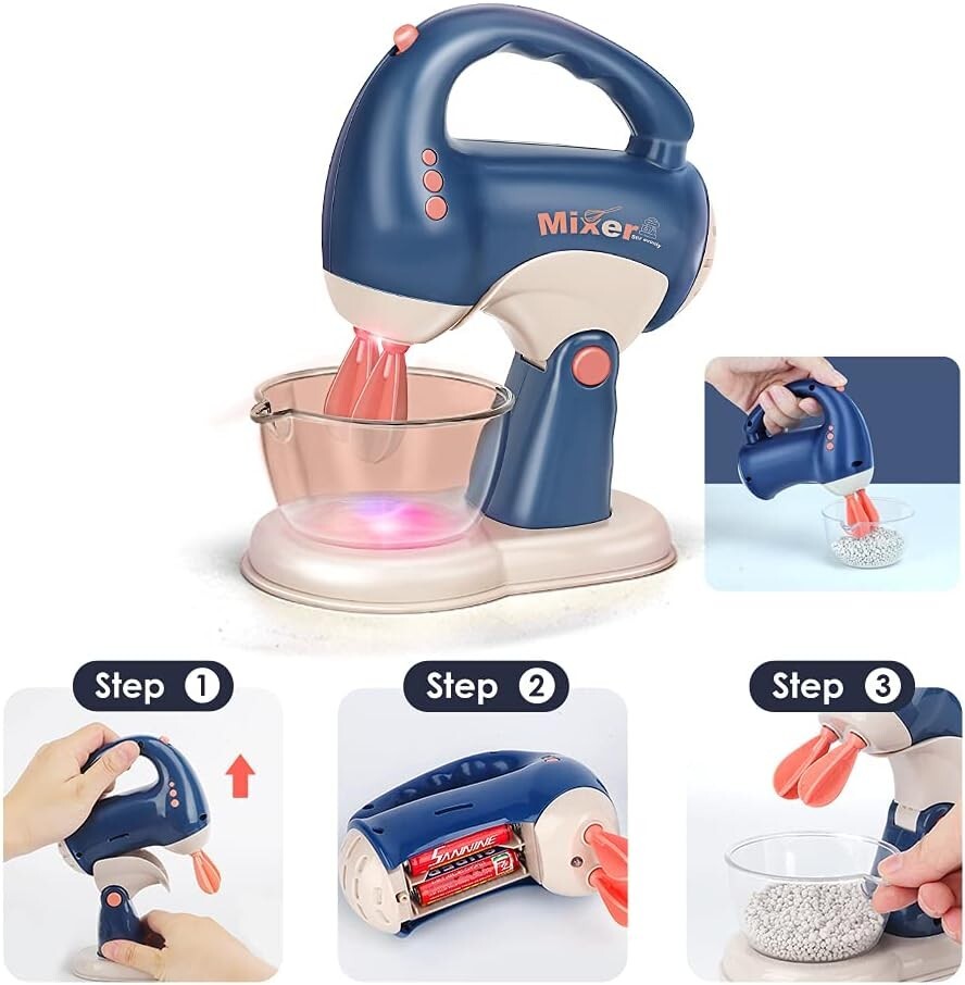 Ustensile Cuisine Enfant Cuisine Jouet Enfant Avec Cafetière, Mixer, Grille-pain, Blender