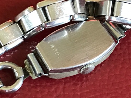 * Alte ausgefallene Damen Armbanduhr mechanisch Marke sehr schlecht lesbar läuft - Bild 3 von 7
