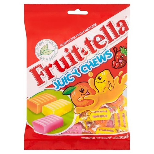Obst-Tella verschiedene saftige Kauen 180g - Gelees Gummis für Kinder BEHANDELN Weihnachten