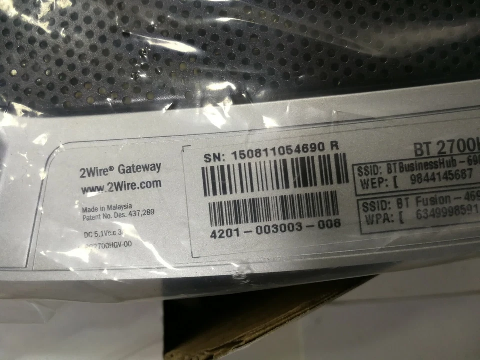 2Wire BT 2700HGV Network Wireless Router Business Hub Boxed - Image 2 of 4