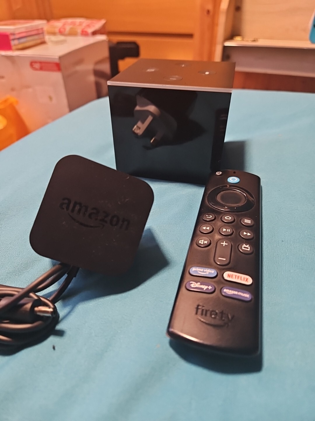 Amazon Fire TV Cube A78V3N 4K UHD Media Streamer Black with Remote eBay