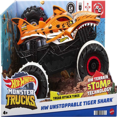 Hot Wheels Monster Trucks HW Unstoppable Tiger Shark