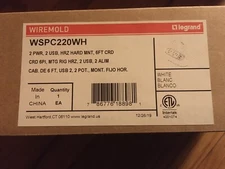 Legrand  Desktop 2 Power and 2 USB port receptacle with 6’ cord