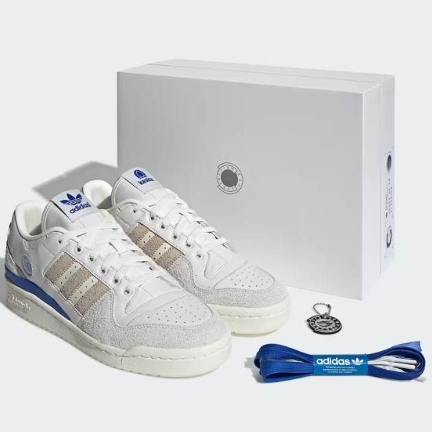 Adidas X Kasina Forum 84 с низкой посадкой, Белый/Серый - ID2908 Ускоренная доставка