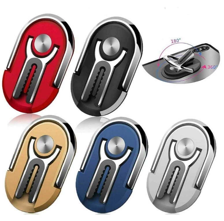 Soporte de anillo para teléfono celular 360 soporte giratorio para dedos clip de ventilación para automóvil simple Foto 2 de 4