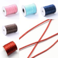 1Roll 1.5mm Korean Wax Polyester Jewelry Making Cords Crafts about 200yards/roll
