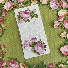 Die Cuts,Card Making,Scrapbooking,Toppers,Ready Cut. 6pack, &pound;2.50.PINK.