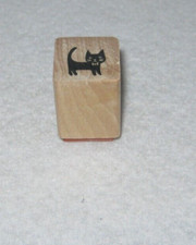 Rubber Stamp - Cat - X-Small Size - Cute Stamp 