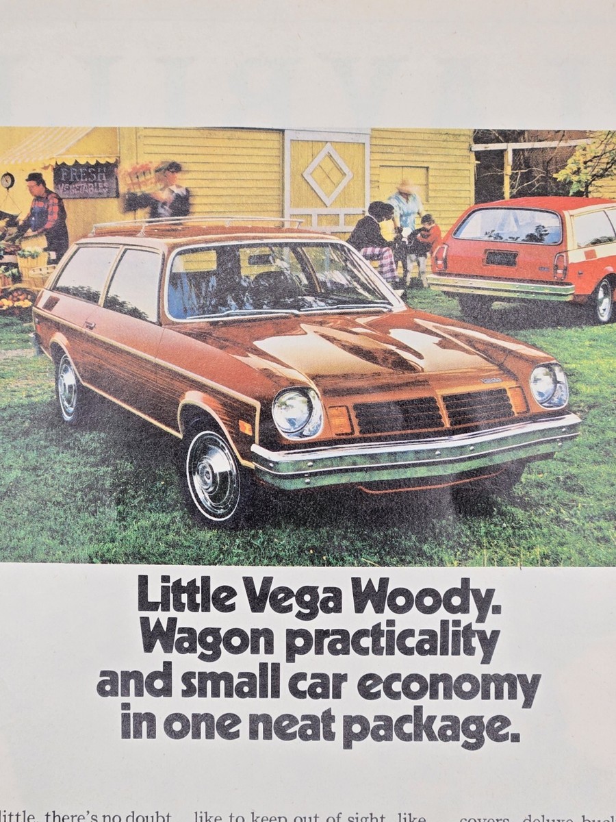 1974 Vega Woody Station Wagon 2.3 L 4 Cyl w 72 Hp 5.5