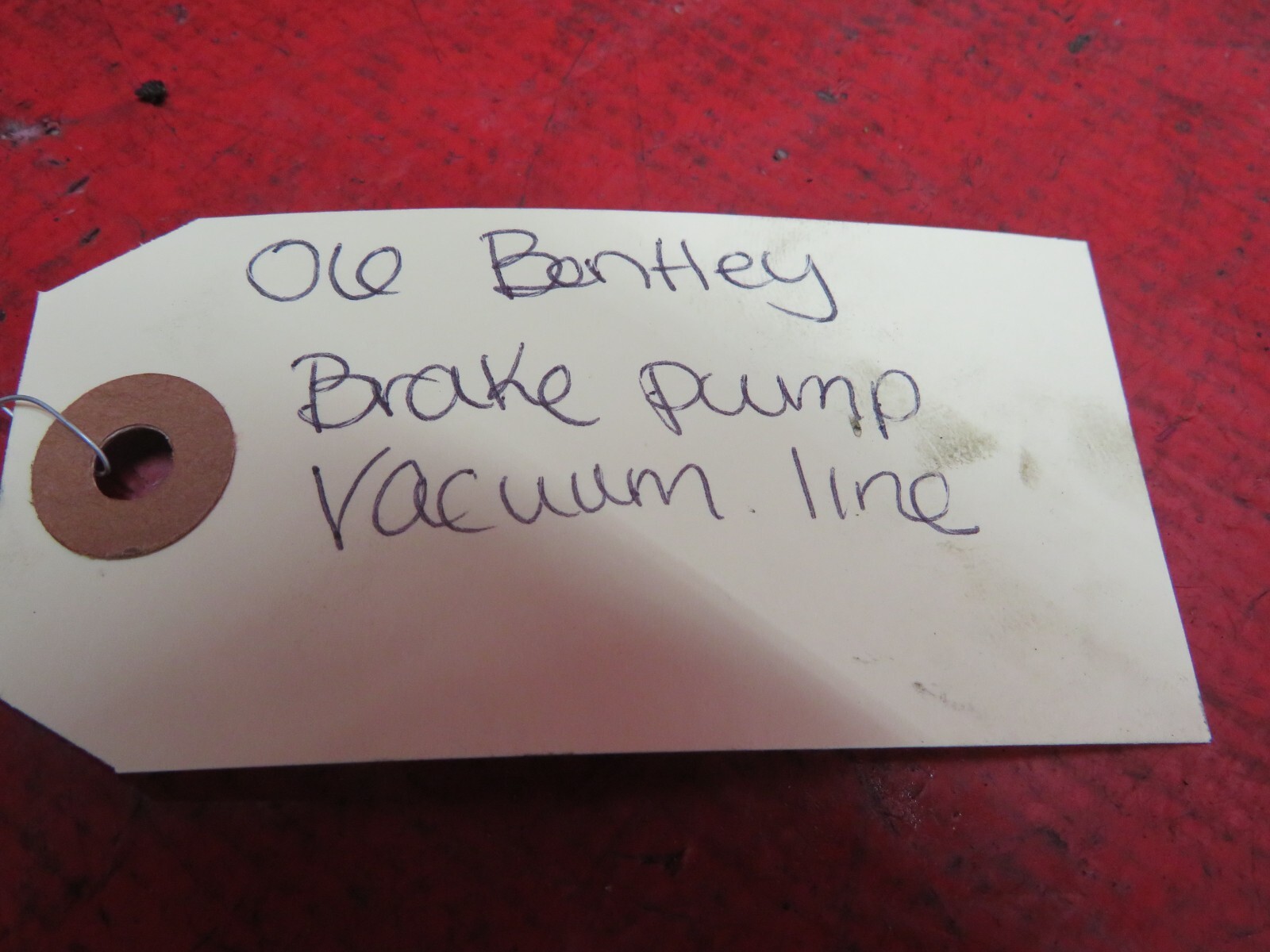 2006 BENTLEY FLYING SPUR BRAKE VACUUM LINE