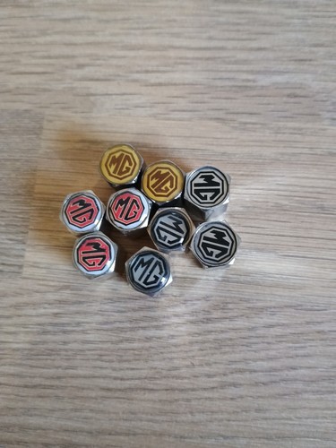 MG VENTILKAPPEN REIFEN LEICHTMETALLFELGE AUTO STAUBKAPPEN X 9. ZT ZS MGF MGTF CREME. Sortiert