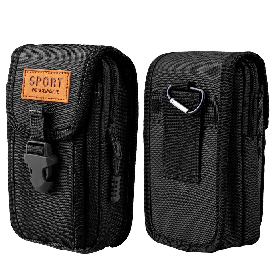 Funda para cinturón de teléfono paquete de bucle bolsa de nailon billetera estuche de bolsillo cubierta de cintura Foto 3 de 4