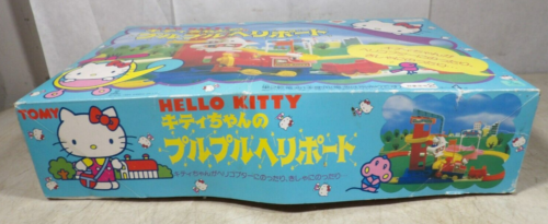 VTG 1976 Sanrio Tomy Hello Kitty Helicopter Train Toy Set Japan Complete Working - Picture 18 of 21