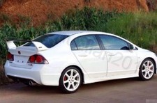 Factory Style Spoiler Wing Abs For 2006-2011 Honda Civic 4dr Sedan Pu B