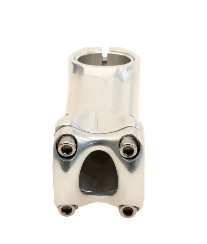 Nitto NJ-89 NJS Keirin Track Stem 1 1/8" Threadless 120mm 25.4mm Silver NEW - Image 2 of 4