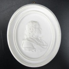 Meissen Plakette Bisquitporzellan 300. Geburt...