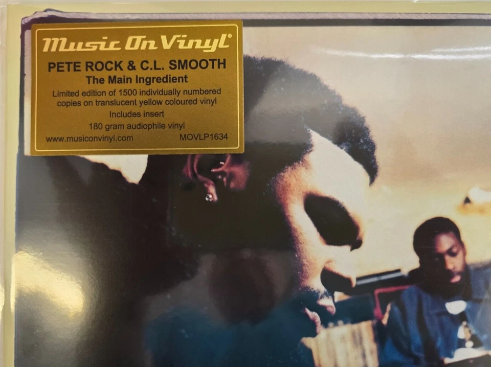 Pete Rock & C.L. Smooth – The Main Ingredient LP Album vinyl record 2024 yellow - Image 3 of 4