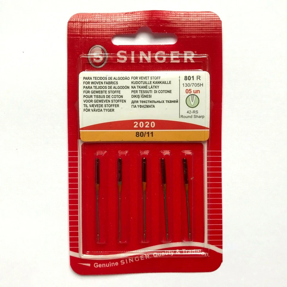 Singer Sewing Machine Needles Domestic Standard 2020 Ballpoint 2045 130/705H UK - Image 3 of 4