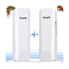 Wireless Bridge,Point to Point 5.8G Outdoor Bridge with 14dBi Directional Ant...