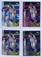 2020 Topps Chrome FERNANDO TATIS JR. (4) Card Lot - Pink, Silver, Hyper, Base