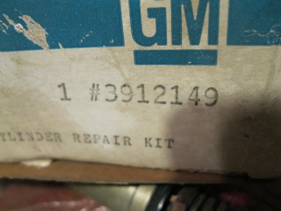NOS 1970 Chevrolet Impala, Biscayne master cylinder rebuild kit, drum - Image 2 of 2