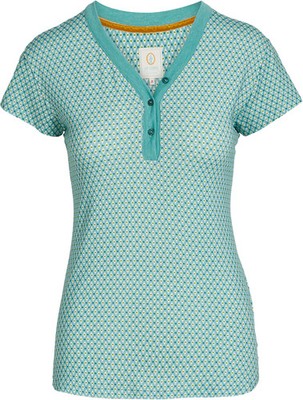 Pip Studio TECA Marquise Top Kurzärmlig Blue Auswahl Größe