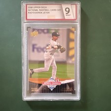 Upper Deck 2008 National Baseball Card Day Derek Jeter UD10 Yankees Graded