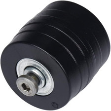 2 Set Luggage Suitcase Replacement Wheels Axles Rubber Screw Kit OD 42Mm