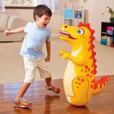 Tumbler Boxing Inflatable Dinosaur Punching Bag Boys Games Sport Toys Christmas
