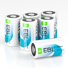 3V CR2 Battery Lithium 6-Pack, 1000mAh High Capacity, Long-Lasting Power for