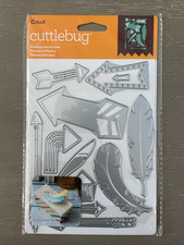 Cricut Cuttlebug Cut  Emboss Dies, Feathers and Arrows
