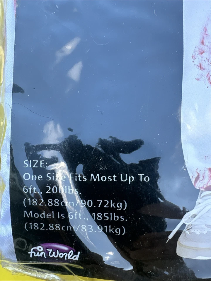 Nutty Gone Wild Man Psych Ward Chaqueta Recta Scary Disfraz Adulto Foto 2 de 3