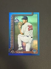 2025 Topps Pro Debut #PD-183 Jonah Tong Blue Foil #/150 Rumble Ponies