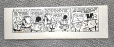 ROCKY & BULLWINKLE 3/19/1963 ORIGINAL COMIC STRIP ART PANEL SIGNED AL KILGORE