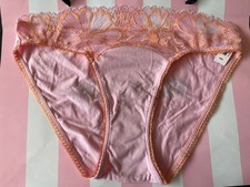 NWT 2021 Victoria's Secret Bikini, Lace Waist details, Pink Medium
