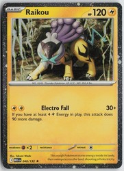 Raikou 048/132 Mega Evolution Promo Cosmos Holo