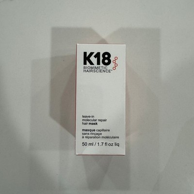 K18 Hair Mask Leave In Molecular Repair Biomimetic Hairscience 50ml 1.7oz