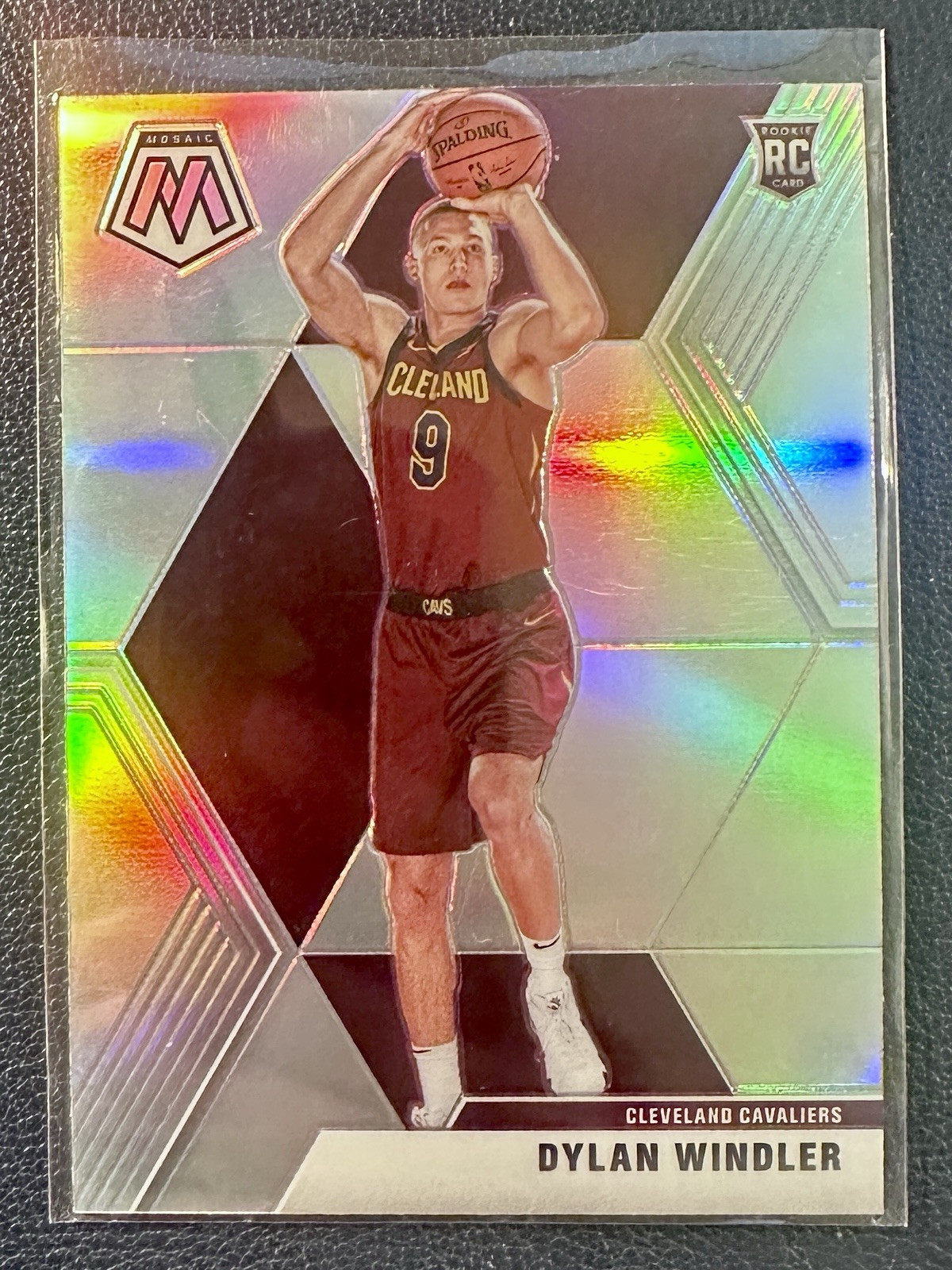 Dylan Windler RC 2019-20 Panini Mosaic Silver Prizm Rookie #208 💎 Cavaliers