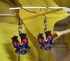 Harley Davidson Earrings Sterling Silver *BRAND NEW* SHIPS WITH A TRACKING #