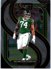 2024 Panini Select #192 Olumuyiwa Fashanu Rookie New York Jets
