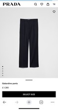 Authentic Prada Women’s Navy Trousers chino Size 40 / UK 8RRP £1300 ++
